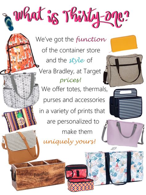 What is Thirty-One? Find out by shopping my link~ Winter Outfits With Sneakers, Thirty One Logo, Thirty One Games, Outfits With Sneakers, Thirty One Uses, Thirty One Organization, 31 Bag, Thirty One Totes, Thirty One Business