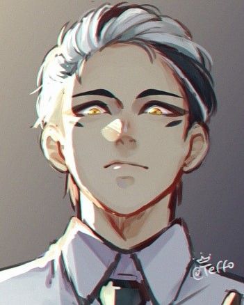 Flushed Expression Drawing, Beanie Character Design, Crazy Character Design Male, Male Character Design White Hair, Men Oc Art, Male Ocs Art, Undercut Drawing, Human Oc Male, Oc Art Character Design Male