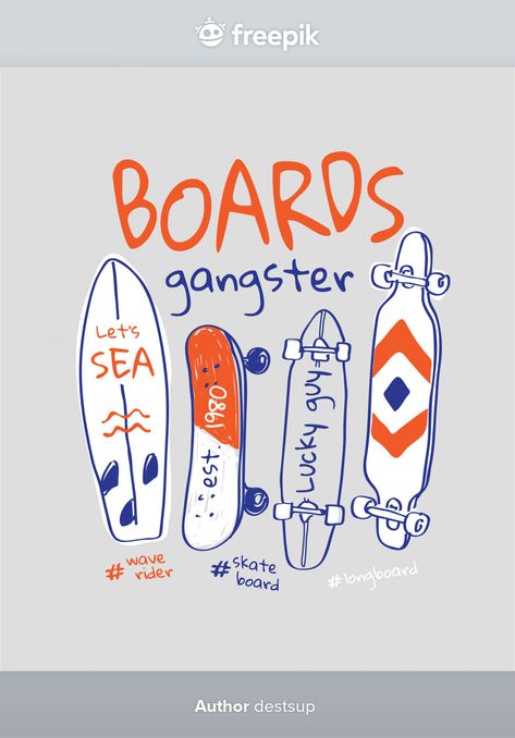 Skateboard Illustration, Skate And Destroy, Anchor Embroidery, Tshirt Printing Design, Typography Tshirt, Vintage Typography, 로고 디자인, Text Effects, Kid Tees