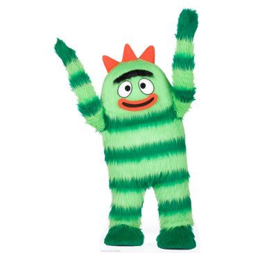 Brobee standup Kai Lan, Cardboard Standup, Wonder Pets, Circus Characters, Party Characters, Yo Gabba Gabba, Gabba Gabba, Green Monsters, Dora The Explorer