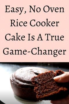 Rice Cooker Chocolate Cake, Cake In Rice Cooker Recipes, Cake In Rice Cooker, Rice Cooker Desserts, Mini Rice Cooker Recipes Easy, Rice Cooker Cake Recipes, Rice Cooker Recipes Dessert, Recipes For Rice Cooker, Mini Rice Cooker Recipes