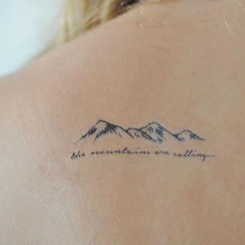 Nature Minimalist, Tattoo Nature, Temp Tattoo, Mermaid Tattoos, Mountains Are Calling, Temporary Tattoo Designs, Custom Tattoo Design, Feather Tattoos, Best Tattoo Designs