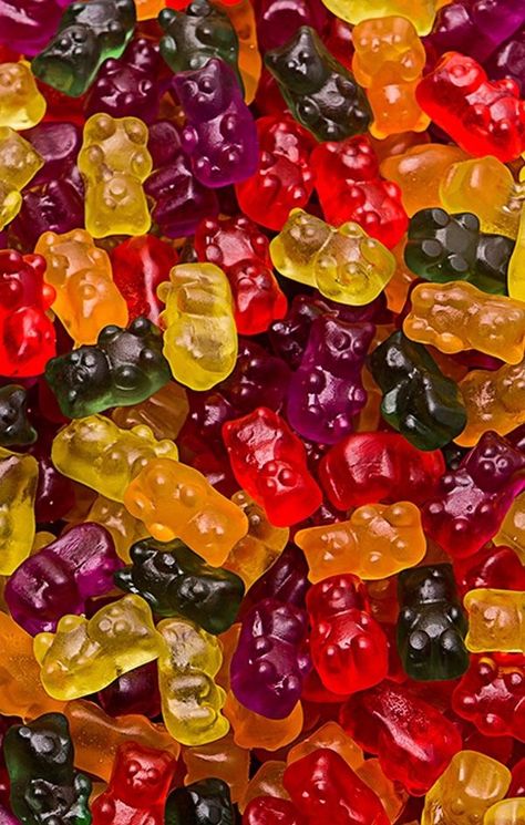 Jelly Bears, Rainbow Food, Fruit Wallpaper, Food Wallpaper, Smartphone Wallpaper, 3d Texture, Colorful Candy, Tumblr Wallpaper, Candy Shop