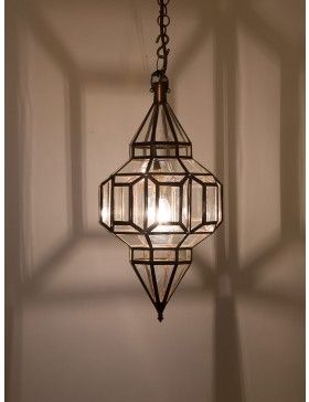 Modern Moroccan Decor, Moroccan Lights, Moroccan Pendant Light, Moroccan Ceiling, Moroccan Ceiling Light, Magic And Mystery, Glass Ceiling Pendant, Moroccan Lighting, Modern Moroccan