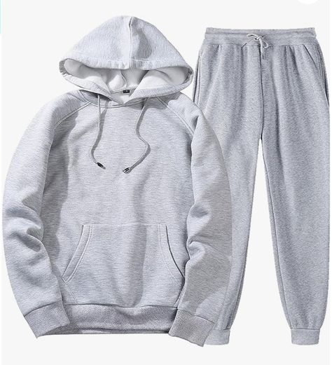 Unisex 2 PC Sweatsuit Set Men Women Oversized Long Sleeve Hoodie Pullover Sweatshirt Tracksuit Jogger Sweatpants Men Tracksuit, Women Suits, Athleisure Women, Tunic Hoodie, Sweatsuit Set, Hoodie Set, Sports Suit, Hooded Tops, Jogger Sweatpants