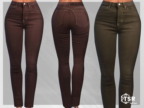 Cold Weather Pants, Gabardine Pants, Tumblr Sims 4, Sims 4 Downloads, Fall Pants, Sims4 Clothes, Cold Outfits, Fall Jeans, Sims 4 Mods Clothes