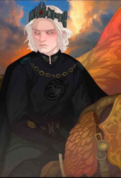 Aegon Ii Targaryen, Dragon House, A Dance With Dragons, Targaryen Art, Asoiaf Art, Gra O Tron, Game Of Thrones Art, Dragon Games, House Of Dragons