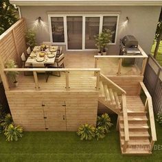 Deck With Stairs, Second Story Deck, Deck Remodel, Deck Pictures, Cedar Deck, Patio Deck Designs, Deck Designs Backyard, Deck Projects, House Deck