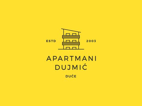 Apartment Logo Design Ideas, Apartment Logo Design, Square Branding, Ip Logo, Apartment Logo, Wilson Logo, House Logos, London Apartments, Urban Logo