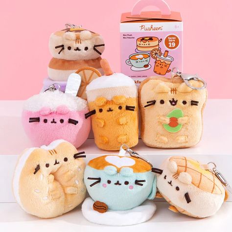 Pusheen Breakfast, Aesthetic Plushies, Pusheen Collection, Pusheen Birthday, Adorable Plushies, Pusheen Shop, Food Plushies, Pusheen Plush, Pusheen Cute