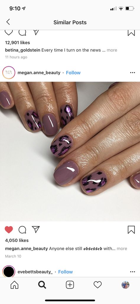 Purple Gel Nails, Dark Purple Nails, Cruise Nails, Plum Nails, Builder Gel Nails, Purple Nail Art, Cute Simple Nails, Leopard Print Nails, Purple Nail Designs