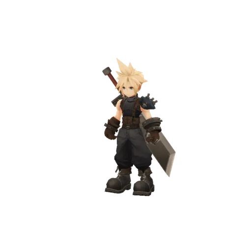 Cloud Strife | FINAL FANTASY VII EVER CRISIS | SQUARE ENIX Cloud Strife Official Art, Cloud Strife Plush, Final Fantasy Ever Crisis, Cloud Strife Chibi, Cloud Strife Meme, Crisis Core Cloud, Cloud Final Fantasy Vii, Cloud Strife Art, Ever Crisis