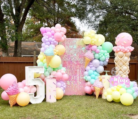 Donut Ice Cream Party, Ice Cream 5th Birthday Party, I Scream You Scream We All Scream 4 Ice Cream, We Scream Four Ice Cream, Ice Cream And Donuts Birthday Party, We All Scream 4 Ice Cream Birthday, I Scream 4 Ice Cream Party, We All Scream Four Ice Cream Party, I Scream Four Ice Cream Party