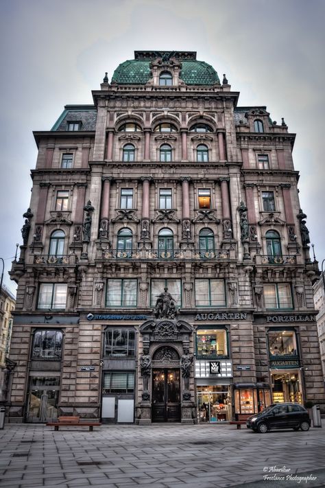 The Palais Equitable (Equitable Palace) at Stephansplatz (Stephan's Square) in the Innere Stadt (‘inner city’ old town district) of Vienna, Austria | Palais Equitable is a mansion built in the 19th-century for The Equitable Life Assurance Society of the United States Vienna Holiday, Austria Travel, Sigmund Freud, Central Europe, Vienna Austria, Old Building, Future Travel, Bratislava, European Travel