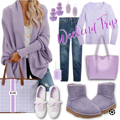 Lavender Uggs Outfit, Purple Uggs Outfit, Purple Uggs, Lilac Lavender, Uggs Outfit, Earrings Beaded, Girls Weekend, Lavender Purple, Lavender Color