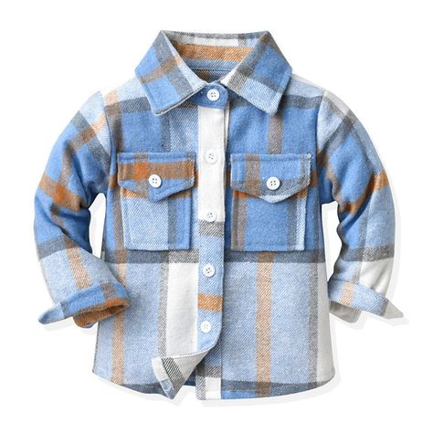 PRICES MAY VARY. 90% Cotton, 10% Polyester Imported Button closure Machine Wash 🍂Classic Plaid Design: Elevate your wardrobe with our timeless khaki, blue, red, and green plaid flannel shirts suitable for both adults and kids. 🍂Soft Flannel Comfort: Made from high-quality flannel fabric, these shirts offer a soft and comfortable feel, ensuring a cozy experience in every season. 🍂Family Matching Outfits: Create memorable moments with matching parent-child outfits, available in a range of sizes Preppy Shirt, Kids Plaid, Estilo Preppy, Fall Coat, Boys Coat, Plaid Jacket, Soft Flannel, Flannel Shirt