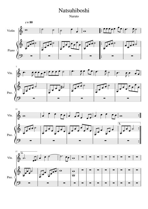 Sheet music made by Fallen Uchiha for 2 parts: Violin, Piano Flute Notes, Piano Duet, Anime Theme, Violin Sheet, Violin Sheet Music, Violin Music, Music Ideas, Music Sheets, Teaching Music