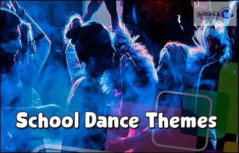 School Dance Themes 2022 Mother Son School Dance Themes, Fun School Dance Themes, Dance Themes Elementary, School Family Dance Themes, Elementary School Dance Theme, Middle School Halloween Dance Ideas, 6th Grade Dance Theme Ideas, Sadie Hawkins Dance Themes, Back To School Dance Themes