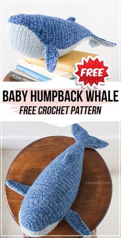 Whale Amigurumi, Crochet Zig Zag, Crochet Whale, Easy Crochet Animals, Whale Pattern, Crochet Baby Toys, Crochet Animals Free Patterns, Crochet Amigurumi Free Patterns, Crochet Amigurumi Free