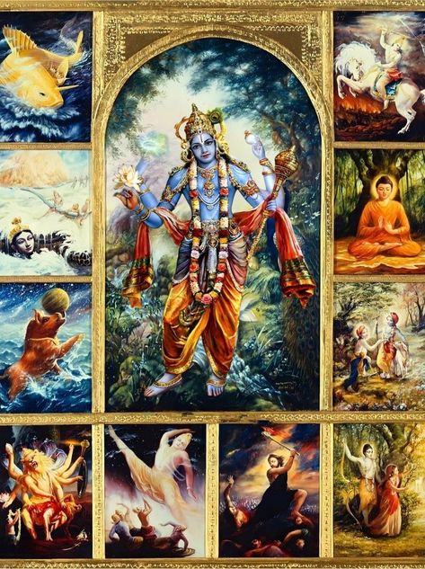 Dasavatharam Images, Hanuman Bhakti, Ancient Indian Paintings, Figure Drawing Tutorial, Krishna Avatar, Lord Rama Images, Ancient History Facts, Krishna Drawing, Shree Krishna Wallpapers