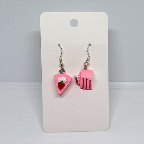 Strawberry shortcake earrings Strawberry Shortcake, Handmade Earrings, Shop Earrings, Fashion Trends, Closet, Fashion Tips, Clothes Design