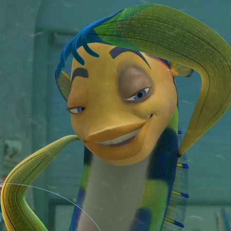 Oscar The Fish Shark Tale, Fish Tails The Movie, Shark Tail Movie, Oscar Shark Tale, Oscar Fish, Shark Tail, Shark Tale, Fish Tales, Cartoon Bee