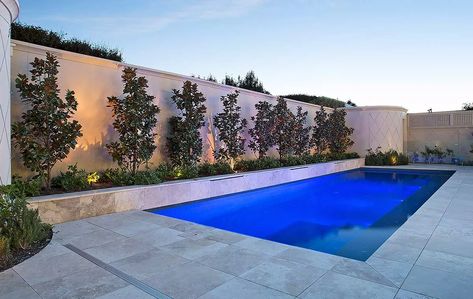 Retaining Walls for Pools Melbourne - Baden Pools Pool Retaining Wall, Sleeper Wall, Retaining Wall Ideas, Retaining Wall Design, Amazing Swimming Pools, Pool Landscape Design, Concrete Pool, Pool Construction, Building A Pool