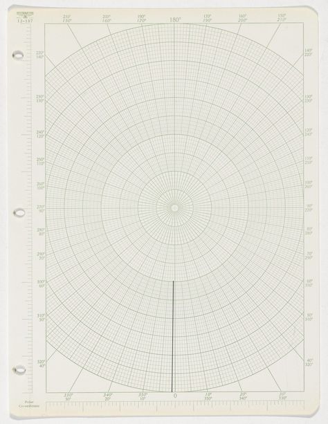 Robert Barry: 10° #2, 1968. 11 drawings, ink on polar coordinate paper. Dimensions each: 11 × 8 3/8" (27.9 × 21.3 cm). Collection Museum of Modern Art, New York. Coordinates Graphic Design, Polar Coordinates, Graph Drawings With Coordinates, Graphing Paper Drawing With Coordinates, Transformations On Coordinate Plane, Joseph Kosuth, Coordinate Grid, Word Drawings, Conceptual Artist