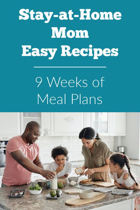 Stay-at-Home Mom Meals That Are Easy » The Stay-at-Home-Mom Survival Guide Paleo Coconut Chicken, Mom Meals, Cooking In The Classroom, Shopping List Grocery, Weekly Menu, Kids Learning Activities, Ready Meal, Stay At Home Mom, Family Friendly Meals