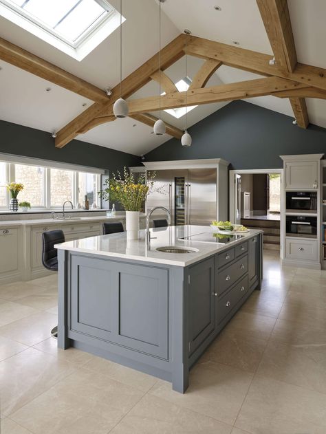 Tom Howley Kitchen, Luxury Farmhouse Kitchen, Fifi Mcgee, Tom Howley, Kitchen Diner Extension, Kitchen Cost, Uk House, Barn Kitchen, Open Plan Kitchen Dining