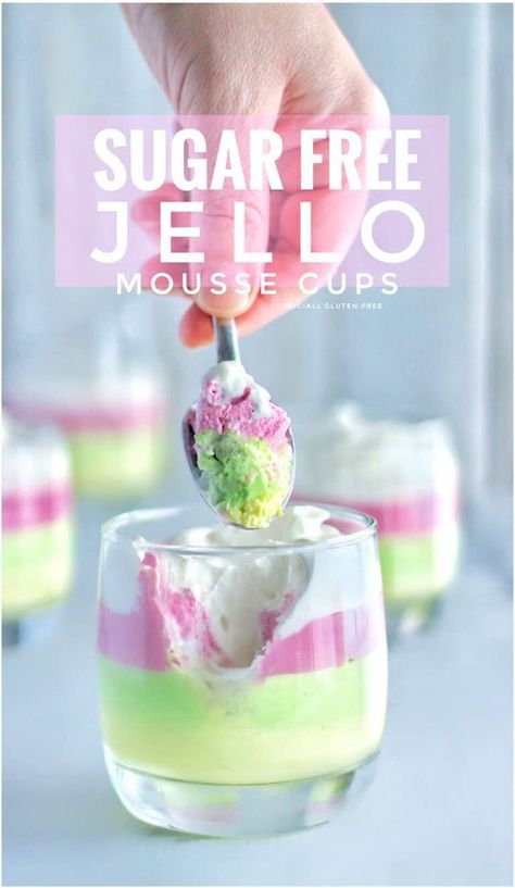 Bariatric Easter Recipes, Jello Whips Low Carb, Low Fat Easter Desserts, Easter Keto Dessert, Easter Mousse Dessert, Jello Easter Dessert, Easter Desserts For Diabetics, Low Sugar Easter Desserts, Sugar Free Easter Treats