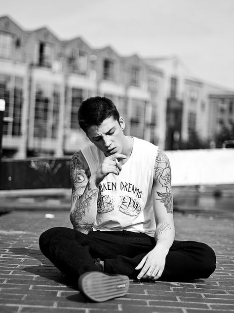 l Sitting On Ground, Cross Legged, On The Ground, Tattoos