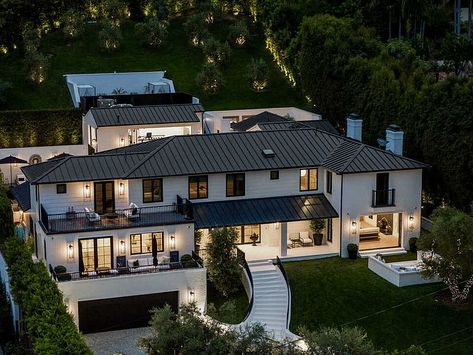 Rihanna House, Black Metal Roof, Beverly Hills Mansion, New Property, Celebrity Houses, Paul Mccartney, Barbados, Modern House Exterior, Next Door