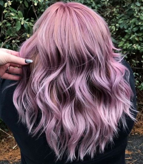 Cool Pink Hair, Cotton Candy Pink Hair, Dusty Pink Hair, Pink Hair Streaks, Pink And Orange Hair, Dark Pink Hair, Rose Pink Hair, Bright Pink Hair, Pink Hair Color Ideas