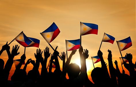 Group of People Waving Filipino Flags in Back Lit | free image by rawpixel.com Philippine Flag Wallpaper, Wikang Pambansa, Kasaysayan Ng Pilipinas, About Philippines, Filipino Flag, Visit Philippines, History Background, Jose Rizal, Filipino Art