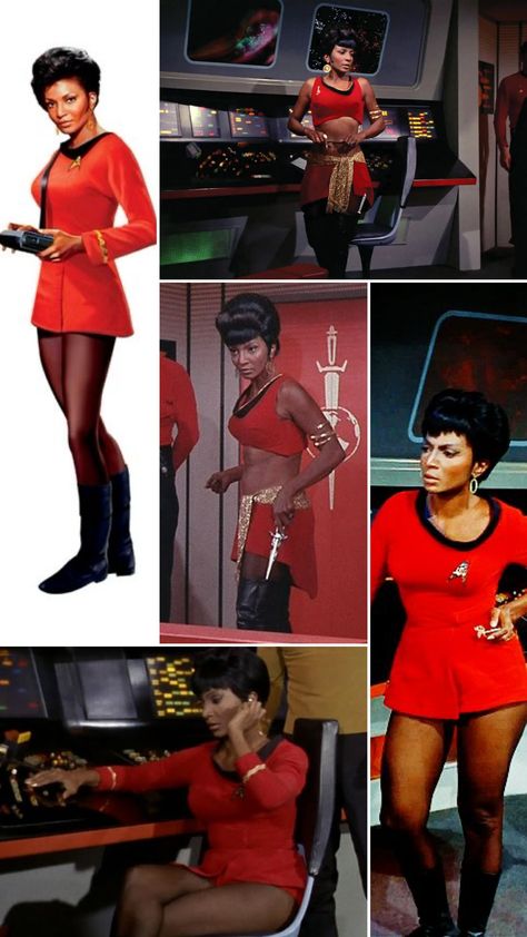 Star Trek Outfit Women, Star Trek Fashion Aesthetic, Star Trek Cosplay Female, Star Trek Costume Women, Uhura Costume, Star Trek Clothing, Uhura Star Trek, Star Trek Outfits, Star Trek Fashion