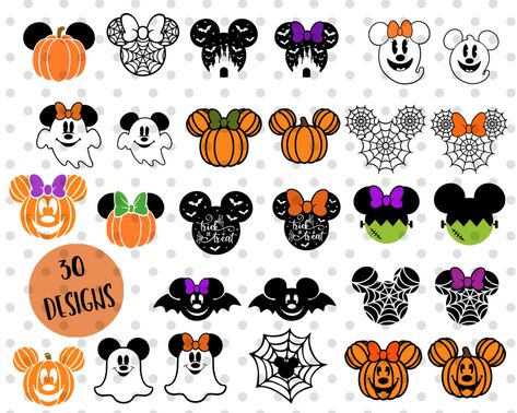 Disney Halloween Designs, Mickey Pumpkin Svg, Disney Halloween Svg Free, Mickey Ghost Svg, Free Svg Disney Halloween, Disney Halloween Png, Halloween Birthday Cakes, Cricut Disney, Shirts Pillows