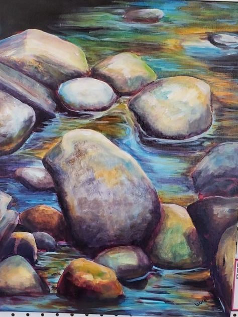 2023 Sienna, Muted Painting, Drawing Rocks, Sea Drawing, Rain Painting, Art Tutorials Watercolor, Diy Watercolor Painting, Watercolor Projects, Oil Pastel Art