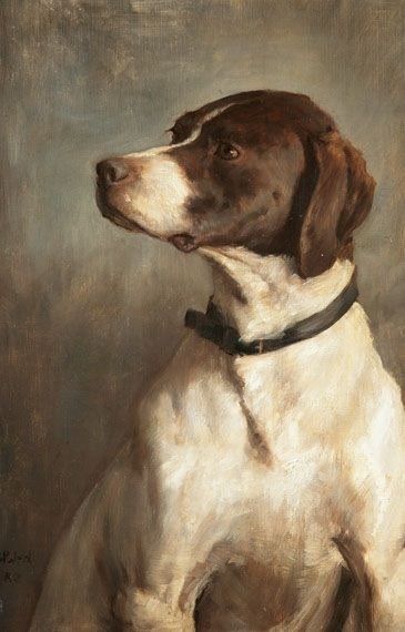 George Percy, York Dog, English Pointer, Canine Art, Vintage Dog, Arte Animal, Dog Paintings, Kraken, Boy Art