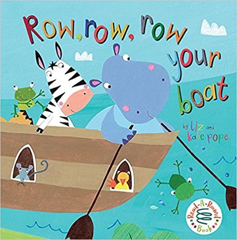 (Flowerpot Press) Row, Row, Row Your Boat Read-A-Round of Row, Row, Row Your Boat for hours endless reading fun. The spiral bound board book pages allow everybody's favorite lyrics to be read from beginning to end over and over again without ever stopping! Row Row Row Your Boat, Row Row Your Boat, To Be Read, Columbus Day, The Spiral, Favorite Lyrics, Board Book, Board Books, Nursery Rhymes