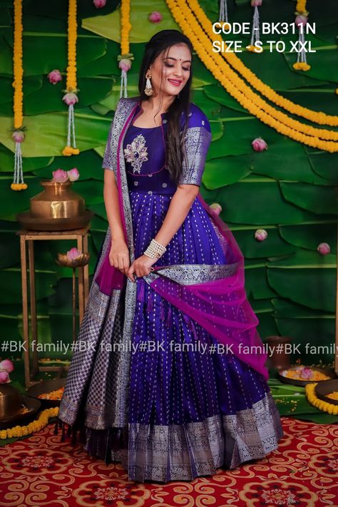 Long Frock Designs For Stitching, Ikkat Long Frocks Indian, Long Frocks Pattu Sarees, Pattu Anarkali Dress Designs, Mangalagiri Pattu Long Frocks, Pattu Frock Models For Women, Pattu Long Frocks For Women Latest, Pattu Long Frocks For Women, Pattu Frocks