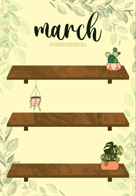 Plants, book templates, reading templates, March theme, March reads template, bookish templates, bookish reading templates, tbr reads March Reads Template, Reads Template, March Reading, March Book, Book Review Template, Literary Themes, Book Reading Journal, Reading Books Quotes, Friend Birthday Quotes