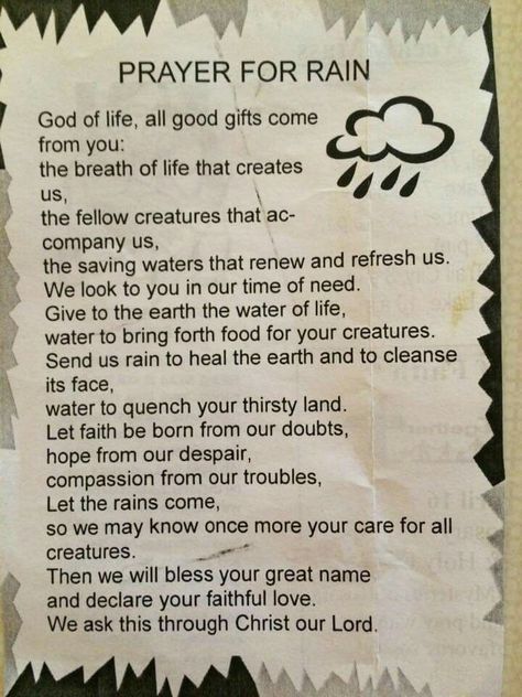 Prayer for rain                                                       … Pray For Rain Quotes, Environment Destruction, Prayer For Rain, Spiritual Notes, Evening Prayers, Showers Of Blessing, Prayer For My Children, Rain Quotes, Rainbow Warrior