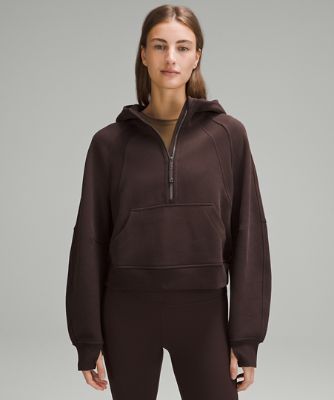 With an oversized fit and the soft, cozy fabric you love, this new half-zip Scuba silhouette keeps your post-practice comfort at peak levels. | lululemon – Women's Scuba Oversized Half-Zip Hoodie – Color Brown – Size XL/2XL Lululemon Scuba Hoodie, Scuba Hoodie, Lululemon Scuba, Half Zip Hoodie, Cozy Fabric, Lululemon Women, Women Hoodies Sweatshirts, Colorful Hoodies, Zip Sweatshirt