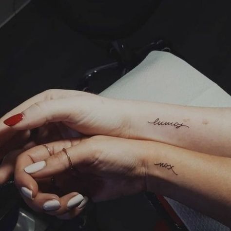 Choose Happiness Tattoo, All Was Well Tattoo, Matching Harry Potter Tattoos, Harry Potter Tattoos Small, Matching Quote Tattoos, Cute Best Friend Tattoos, Matching Bff Tattoos, Happy Tattoo, Always Tattoo