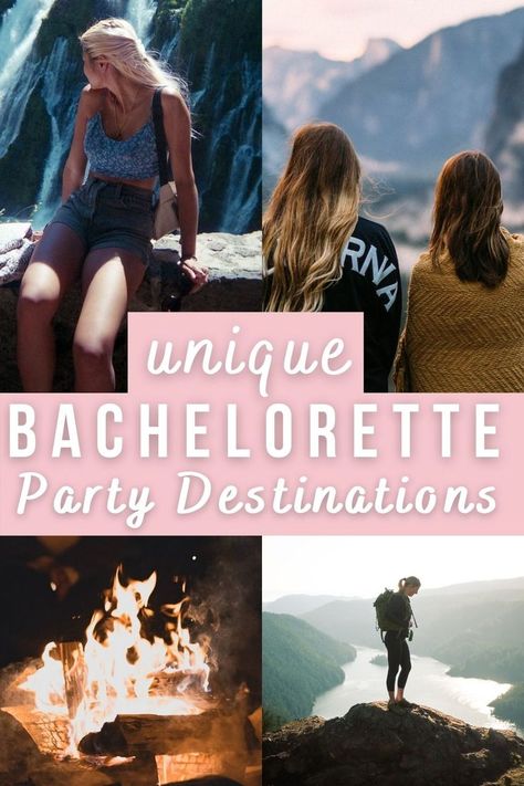 Outdoorsy Bachelorette Party, Outdoor Bachelorette Party, Mountain Bachelorette Party, Bachelorette Locations, Glamping Bachelorette Party, Bachelorette Vibes, Bachelorette Party Locations, Unique Bachelorette Party, Classy Bachelorette