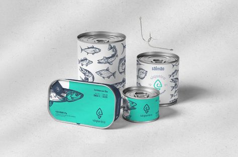 Siqueira - Fishing Food Brand on Packaging of the World - Creative Package Design Gallery Fish Packaging, Packaging Food, Consumer Packaging, Graphic Design Packaging, Article Design, Company Meals, Creative Packaging Design, Packaging Design Inspiration, Creative Branding