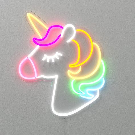 Cool Neon Signs, 80s Neon, Neon Room, Neon Signs Home, Unicorn Wallpaper, Rainbow Aesthetic, Neon Design, Feeling Positive, How To Get Warm