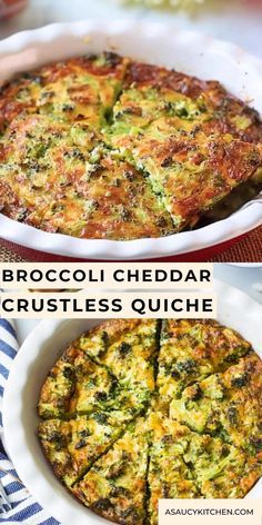 Quiche Keto, Quiche Crustless, Quiche Easy, Quiche Recipes Healthy, Quiche Recipes Crustless, Vegetarian Quiche Recipes, Broccoli And Cheddar, Easy Quiche, Quiche Recipes Easy