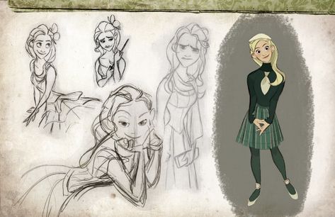 Photo Flash: WICKED As An Animated Film?! Disney Artist Imagines Cartoon Elphaba, Glinda and More! Animation Development, Monster Cup, Expression Face, Artist Character, Wicked Musical, Character Design Cartoon, Character Design Girl, 디즈니 캐릭터, Disney Artists